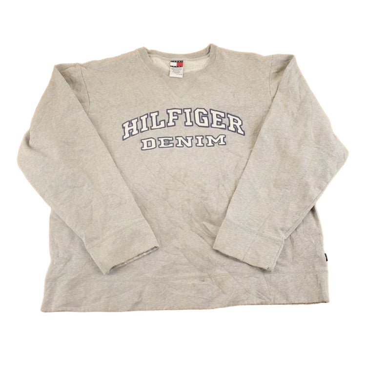 Vintage 1990s Tommy Hilfiger Denim Souvenir Crewneck Sweatshirt Mens L