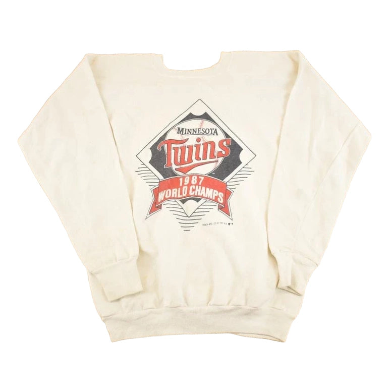 Vintage 1987 Minnesota Twins World Champs Crewneck Sweatshirt Men's S