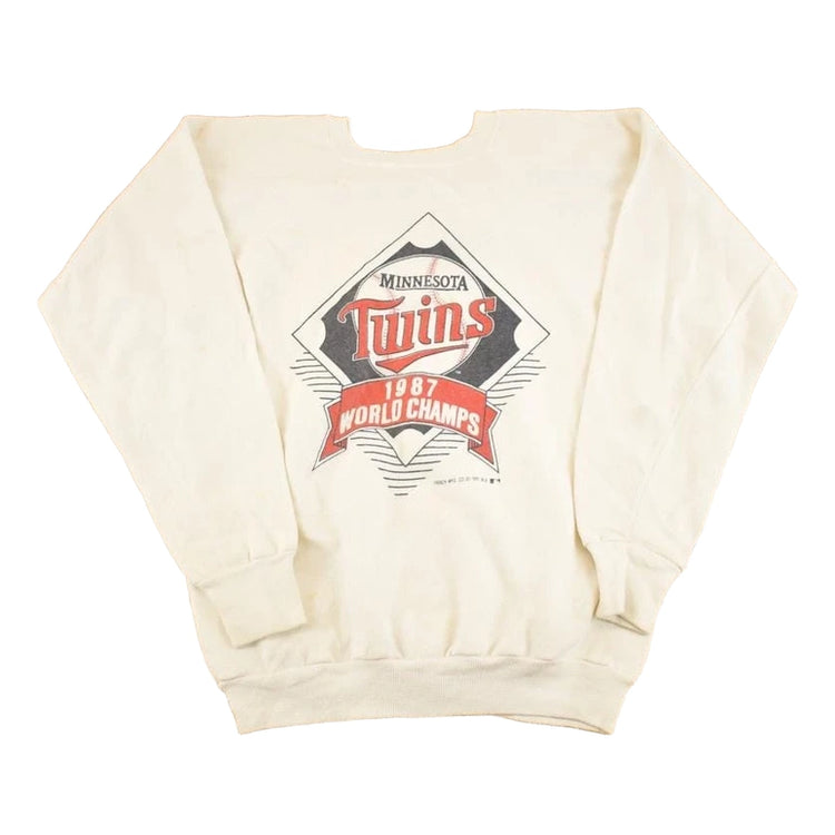 Vintage 1987 Minnesota Twins World Champs Crewneck Sweatshirt Men's S