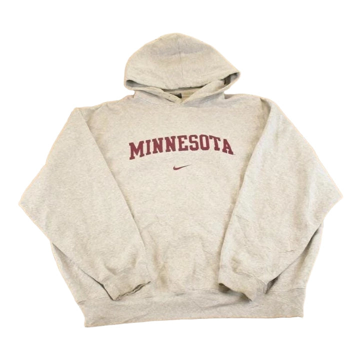 Vintage Y2K Minnesota Nike Middle Swoosh Hoodie Sweatshirt Men's XXL