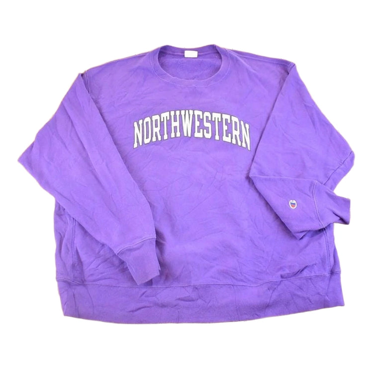 Vintage Y2K Northwestern University Champion Reverse Weave Sweatshirt Men's XXL