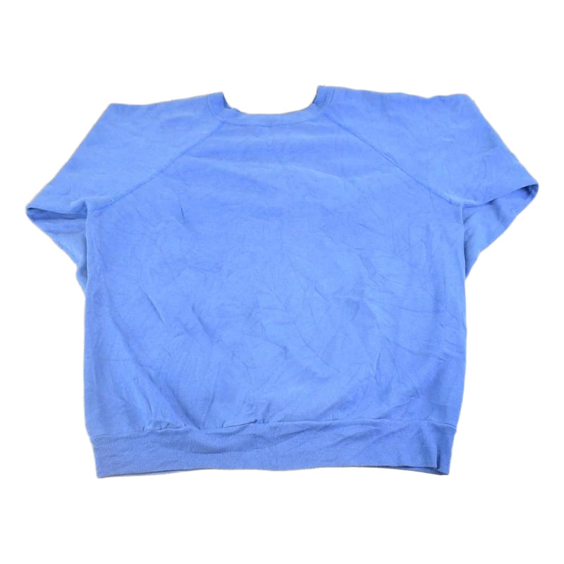 Vintage 1990s Blue Streetwear Blank Crewneck Sweatshirt Men's XL