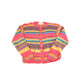 Vintage 1990s Melbourne Elements Abstract Button Up Knit Sweater Women's S