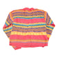Vintage 1990s Melbourne Elements Abstract Button Up Knit Sweater Women's S