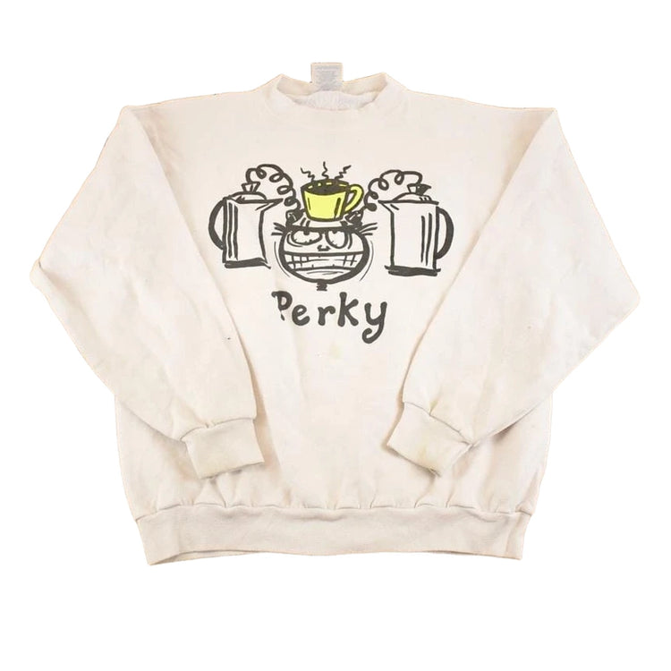 Vintage 1990s Perky Coffee Souvenir Crewneck Sweatshirt Mens M