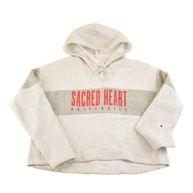 Vintage Y2K Sacred Heart University Champion Reverse Weave Sweatshirt Women's XL Cropped