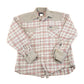 Vintage 1990s Wrangler Western Plaid Button Up Shirt Men's M