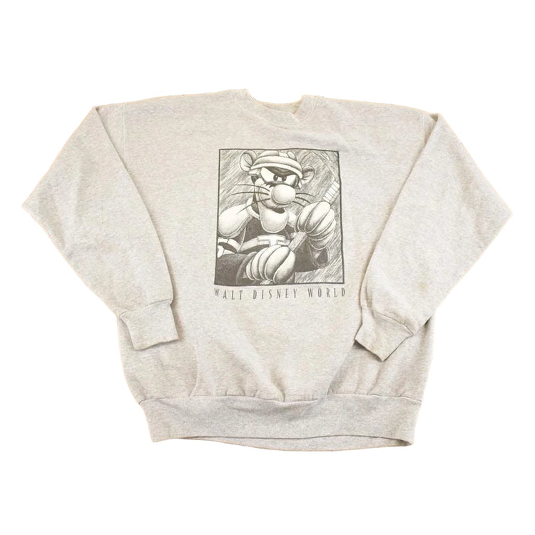 Vintage 1990s Walt Disney World Hockey Tigger Sweatshirt Men's L