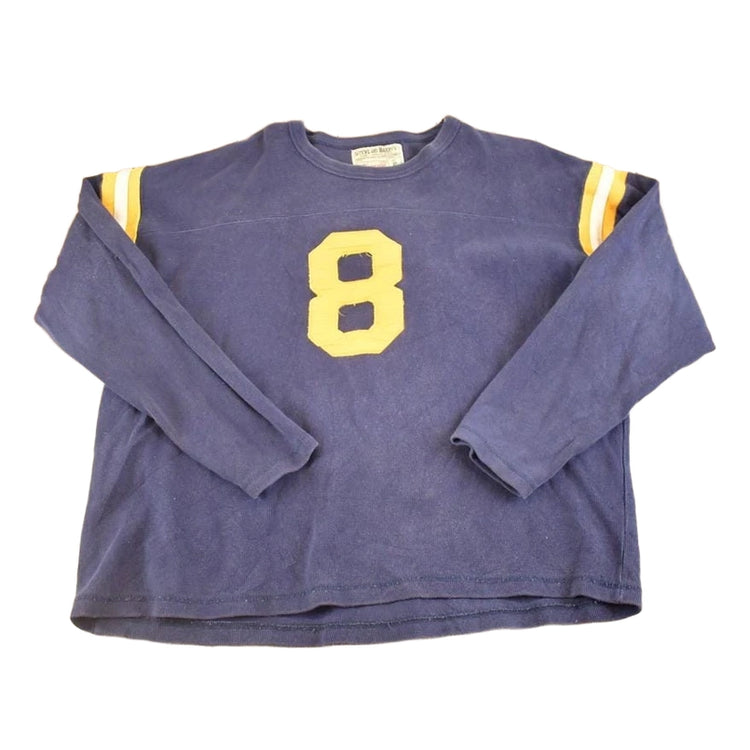 Vintage 1990s Steve And Barrys Number Eight Souvenir Crewneck Sweatshirt Mens XL
