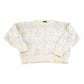 Vintage 1990s John Weitz Knit Crewneck Sweater Women's L Cropped