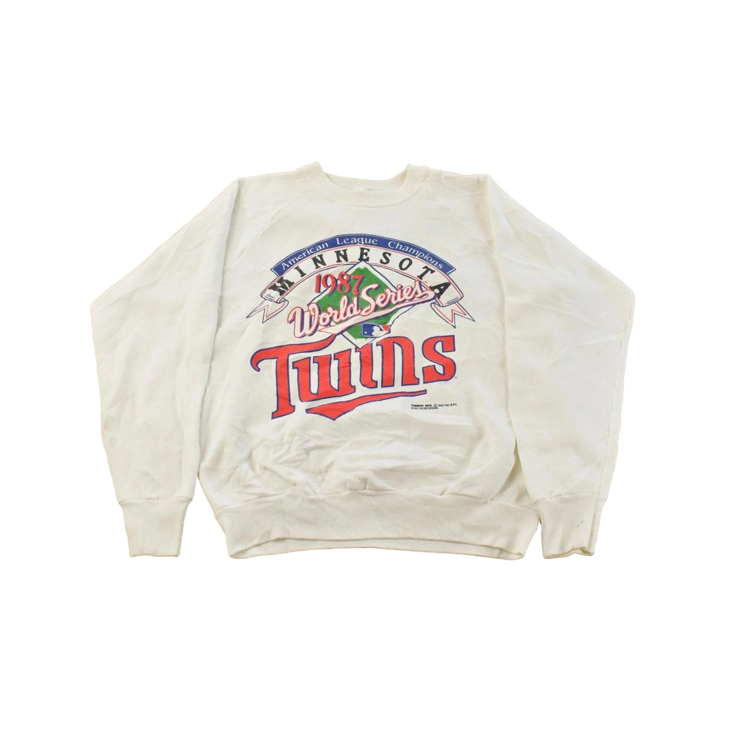 Vintage 1987 Minnesota Twins World Champs Crewneck Sweatshirt Men's M