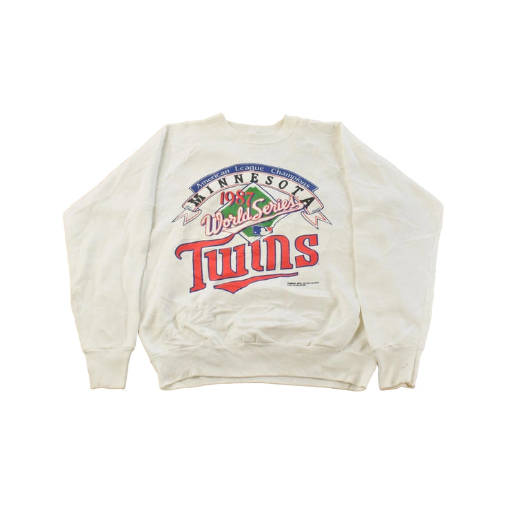 Vintage 1987 Minnesota Twins World Champs Crewneck Sweatshirt Men's M