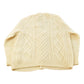 Vintage 1990s 3D Cable Knit Cardigan Sweater Men's Large