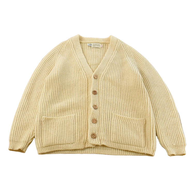 Vintage 1990s Wool Knit Cardigan Sweater Men's M
