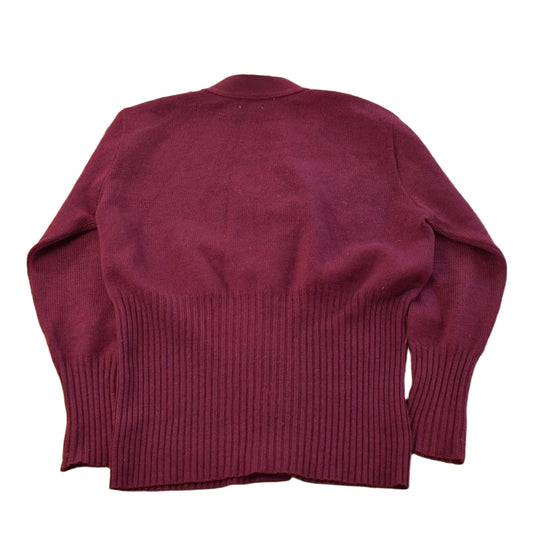 Vintage 1970s Wallachs Wool Knit Cardigan Sweater Men's Large