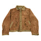 Vintage 1990s Effeci Faux Fur Shearling Coat Women's M