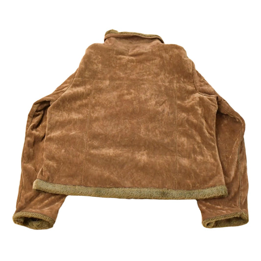 Vintage 1990s Effeci Faux Fur Shearling Coat Women's M