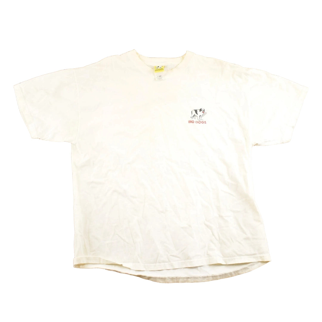 Vintage 1990's Who's Yer Daddy Big Dogs Souvenir Travel T-Shirt Mens L