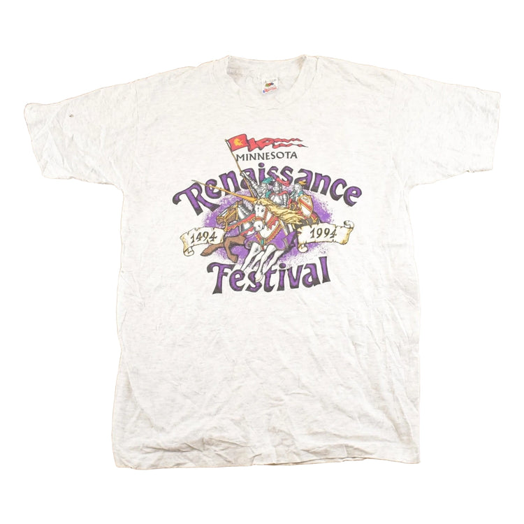 Vintage 1994 Minnesota Renaissance Festival Souvenir Travel T-Shirt Mens M