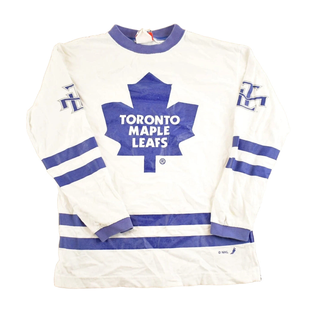 Vintage 1990s Toronto Maple Leafs Mats Sundin NHL T-Shirt Men's XS