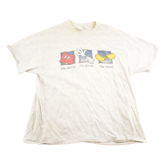 Vintage 1990s Mickey Mouse The Disney Store T-Shirt Men's L