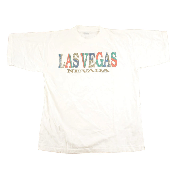 Vintage 1990's Las Vegas Souvenir Travel T-Shirt Mens M