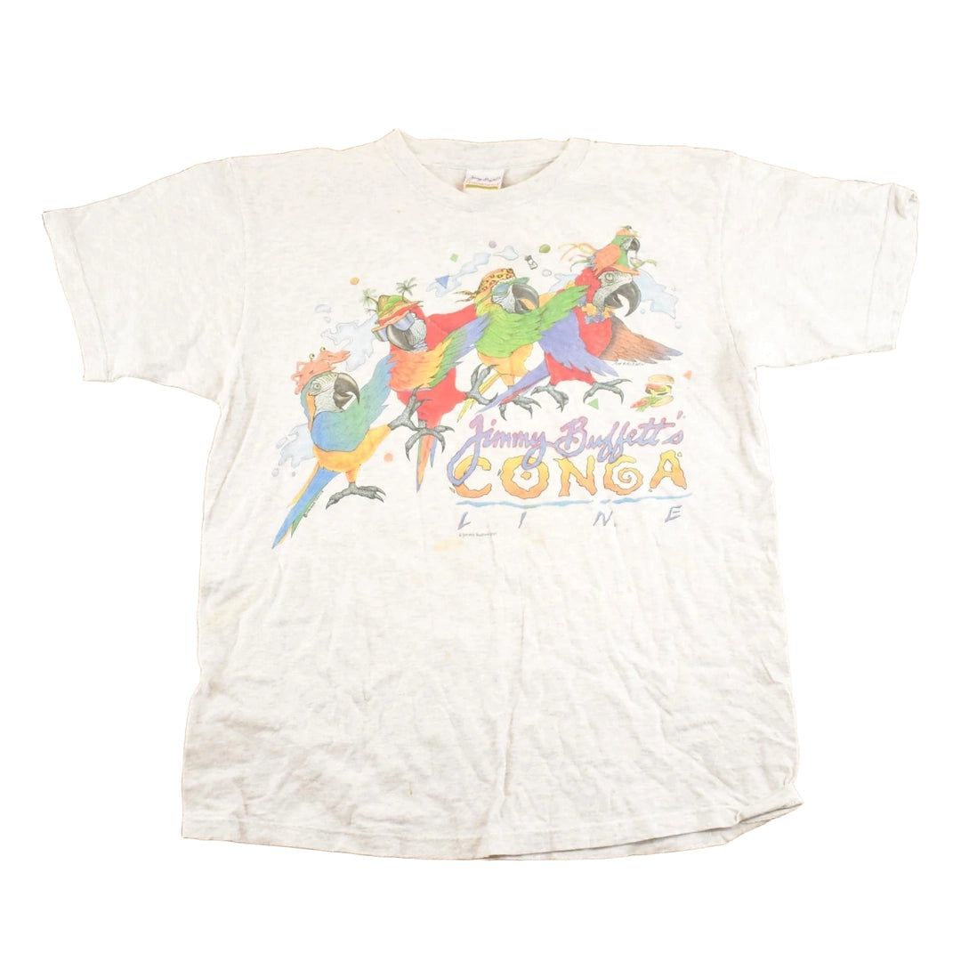 Vintage 1990's Jimmy Buffett Margaritaville Key West Souvenir Travel T-Shirt Mens M