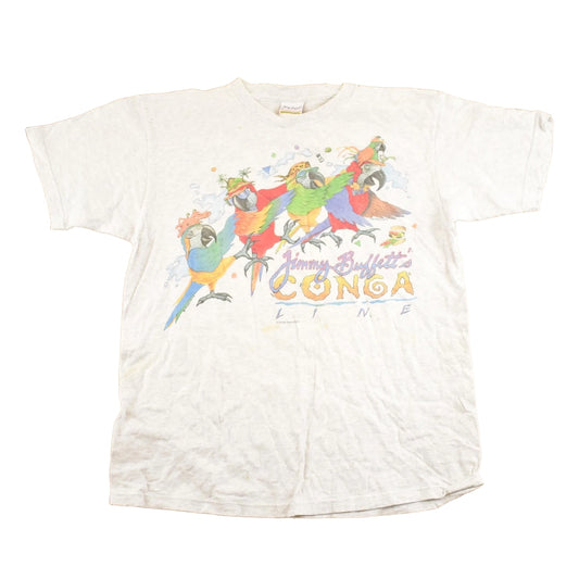 Vintage 1990's Jimmy Buffett Margaritaville Key West Souvenir Travel T-Shirt Mens M