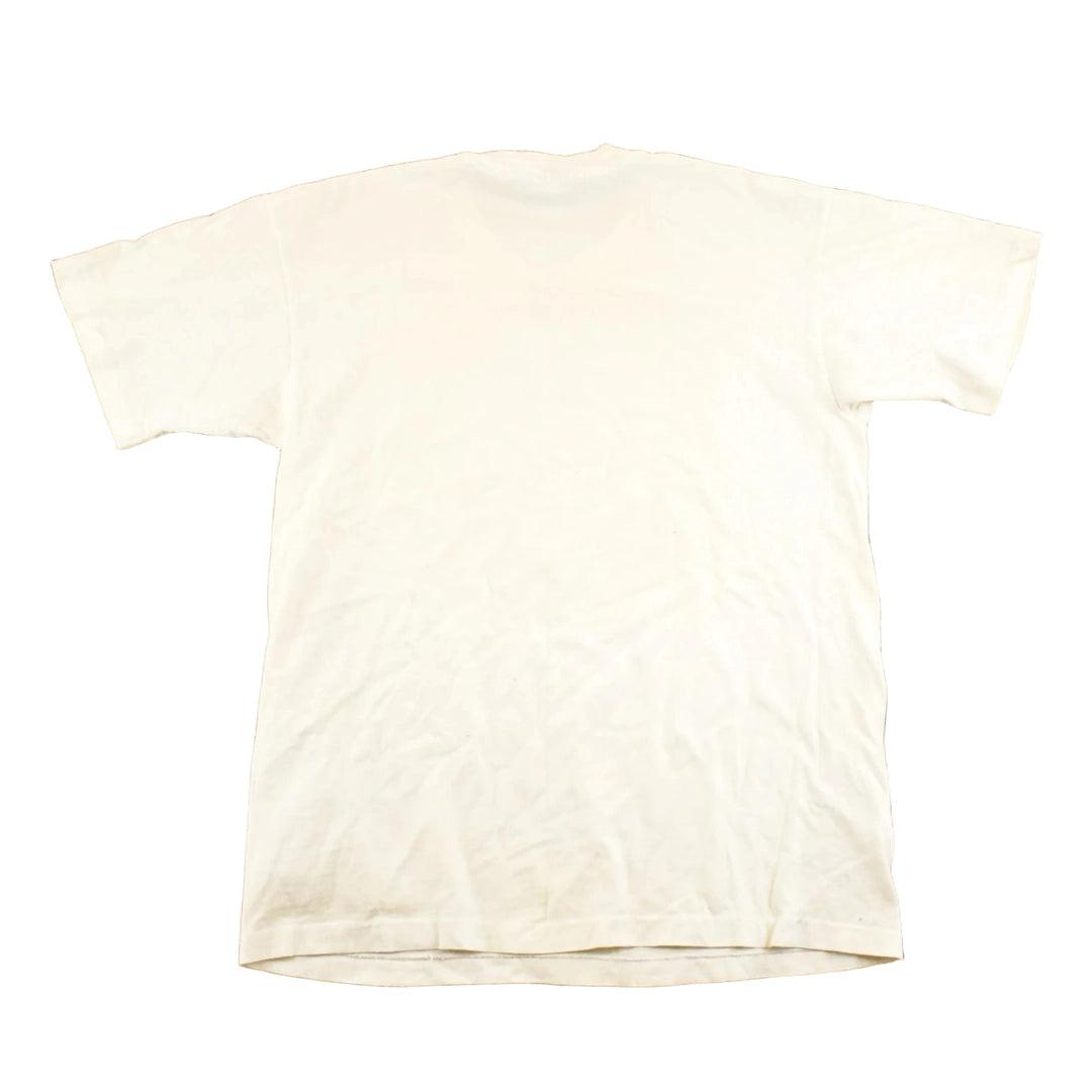 Vintage 1990's Fox Drawing Souvenir Travel T-Shirt Mens M