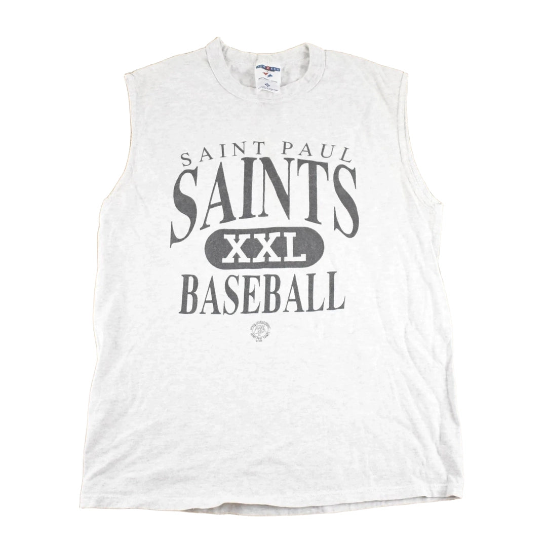 Vintage 1990's St Paul's Saints Basketball Souvenir Travel Tank Top Mens M