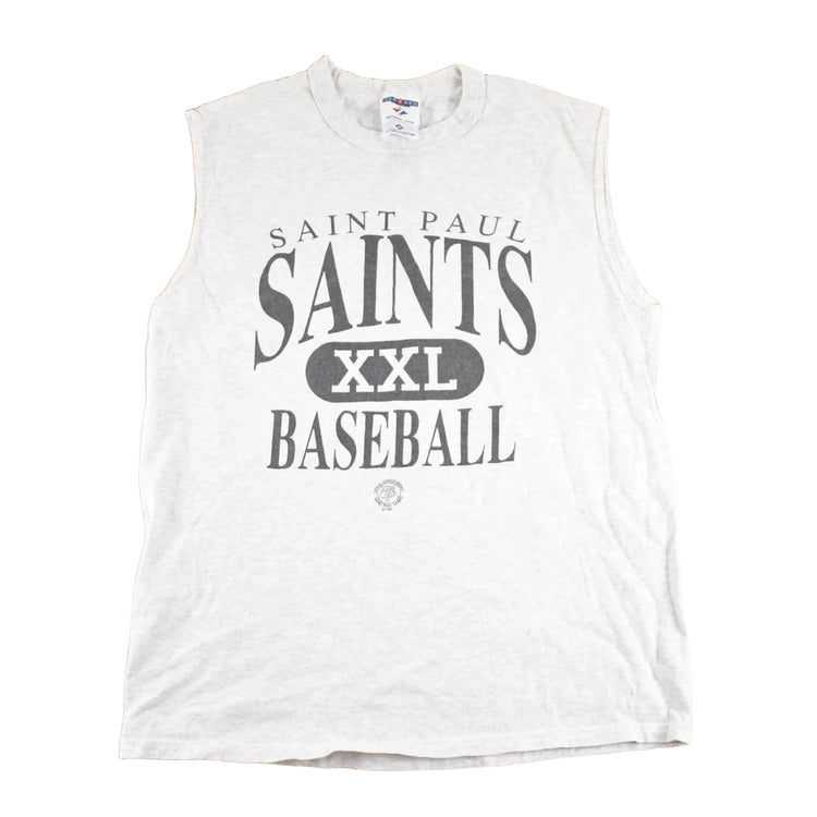 Vintage 1990's St Paul's Saints Basketball Souvenir Travel Tank Top Mens M