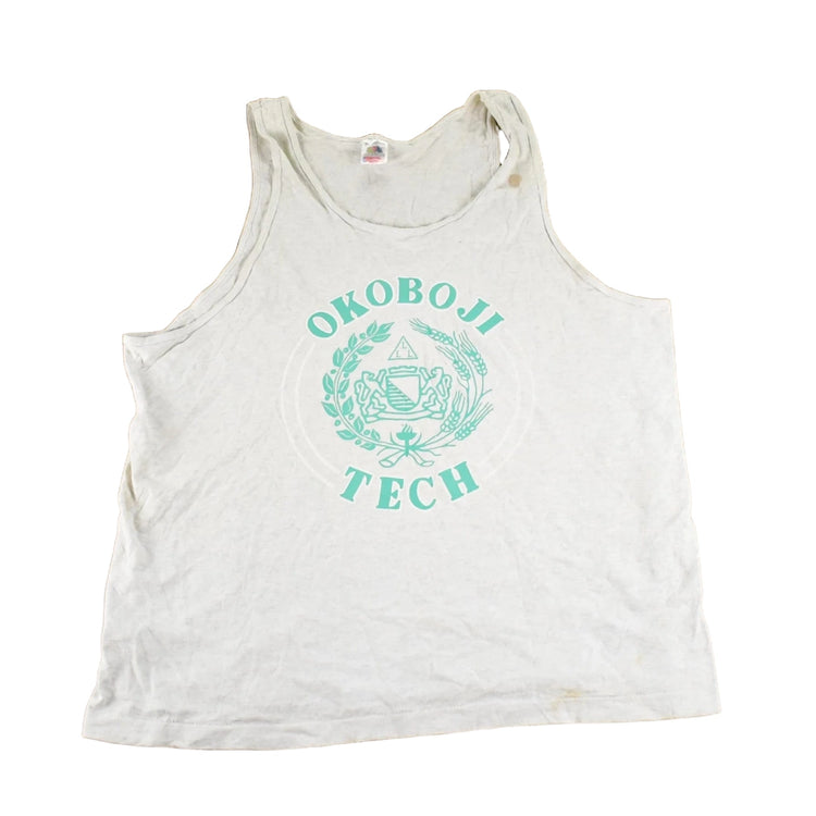 Vintage 1990's Okoboji Tech Souvenir Travel Tank Top Mens L