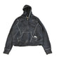 Vintage Y2K Nike Embroidered Mini Swoosh Full Zip Hoodie Sweatshirt Women's M