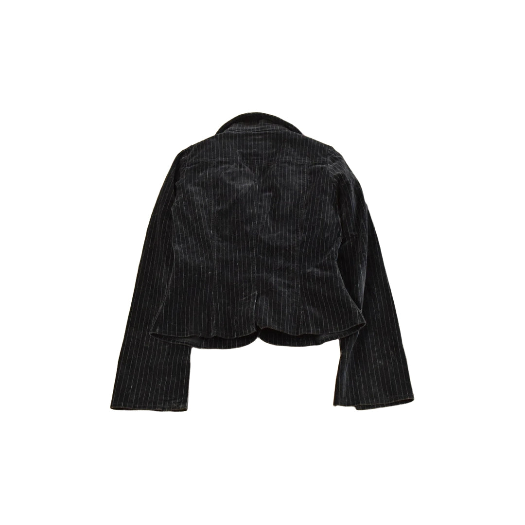 Vintage 1990s Guess Jeans Pinstripe Blazer Jacket Men's S
