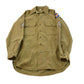 Vintage 1940s WW2 Military Air Force Wool Button Up Infantry Field Shirt Men's S