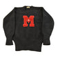 Vintage 1940s Lanza Knit Collegiate Varsity Style Sweater Men's Medium