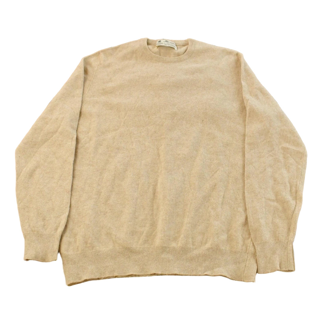 Vintage 1980s Hamilton of Scotland Cashmere Knit Crewneck Sweater Men's M