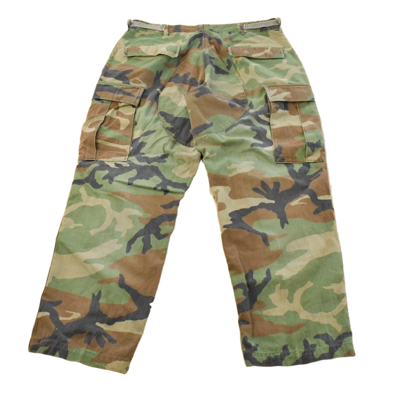 Vintage 2000s Army Military Woodland Camo Cargo Pants Men's M Short