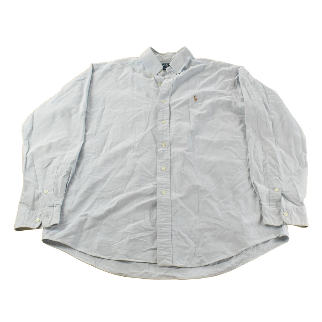 Vintage 1990s Polo Ralph Lauren Chambray Button Up Shirt Men's XL