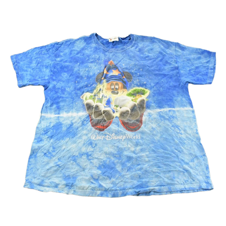 Vintage 2000s Walt Disney World Disney Mickey Mouse Tie Dye T-Shirt Men's L