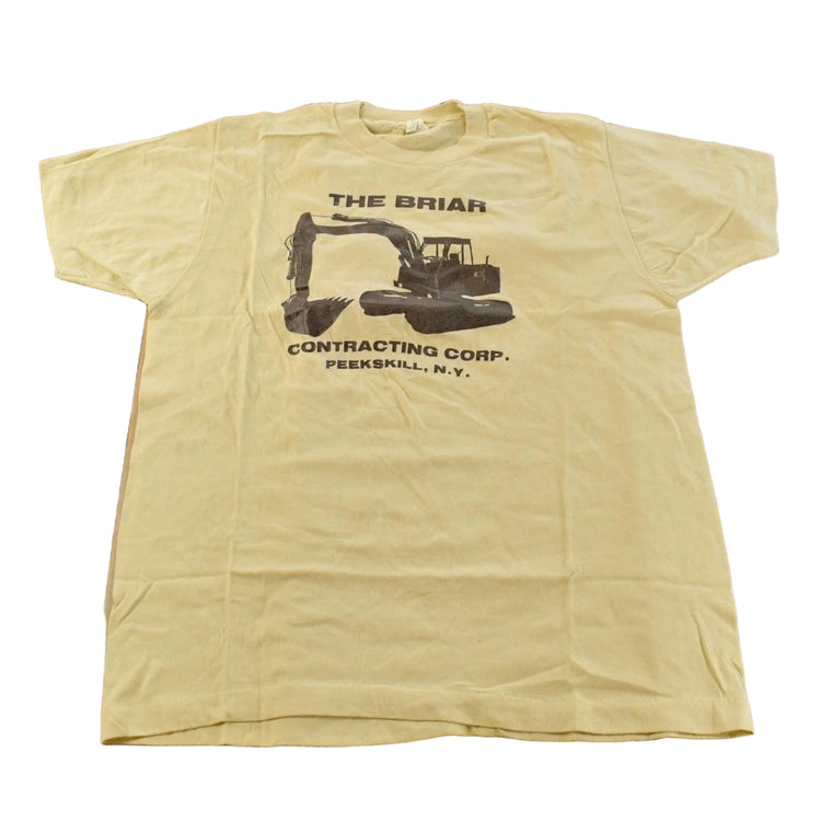 Vintage 1980's Briar Contracting Construction T-Shirt Mens M