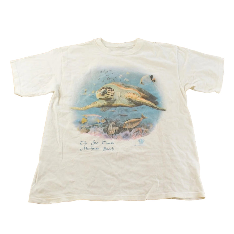 Vintage 1990s Sea Turtles Souvenir Travel T-Shirt Men's L