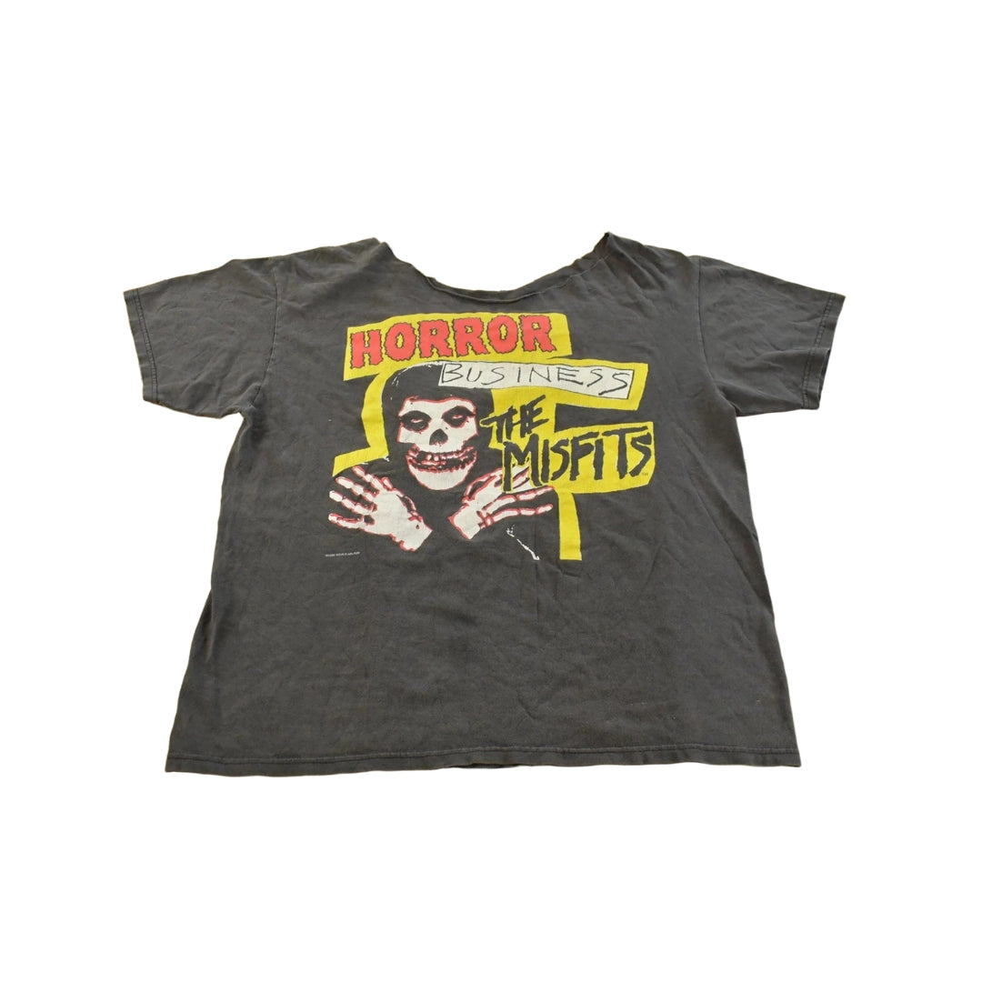 Vintage 1996 The Misfits Horror Business Thrashed Graphic Band T-Shirt Men's L