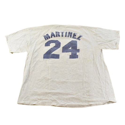 Vintage 1990s New York Yankees Tino Martinez MLB Graphic T-Shirt Men's 2XL