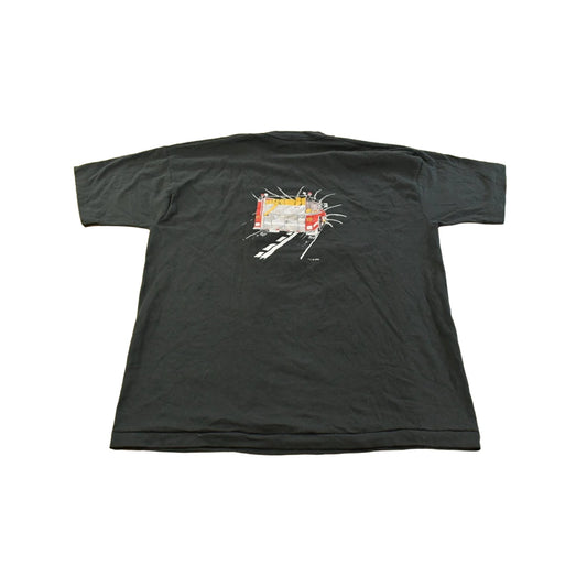 Vintage 1980s Trucker Graphic T-Shirt Men's XL