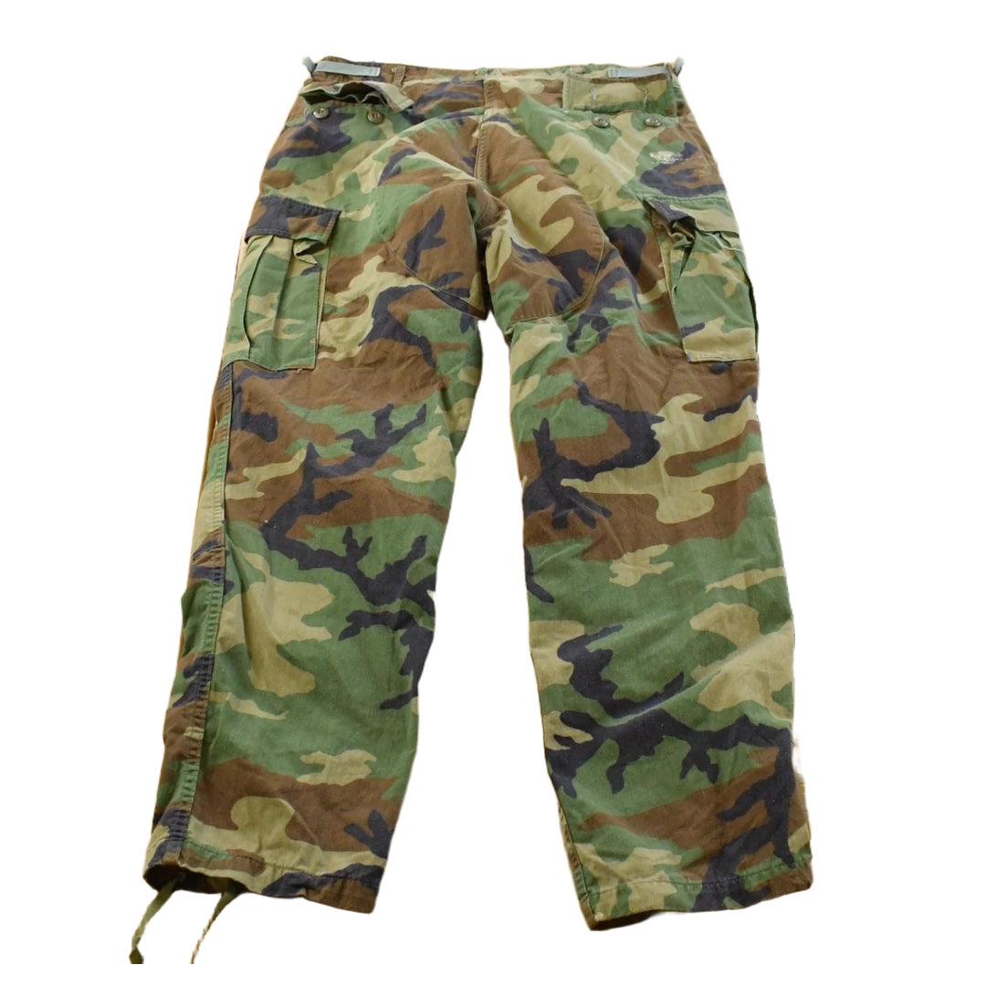 Vintage 2000s Army Military Woodland Camo Cargo Pants Men's M