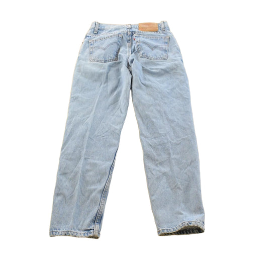 Vintage 1990s Levis Relaxed Fit Tapered Leg 550 Denim Blue Jeans Men's 26 x 28