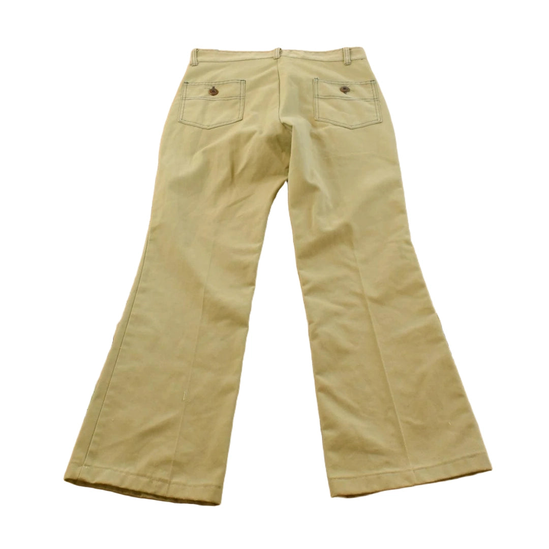 Vintage 1980s Sears Perma Prest Flare Pants Men's 30 x 29.5
