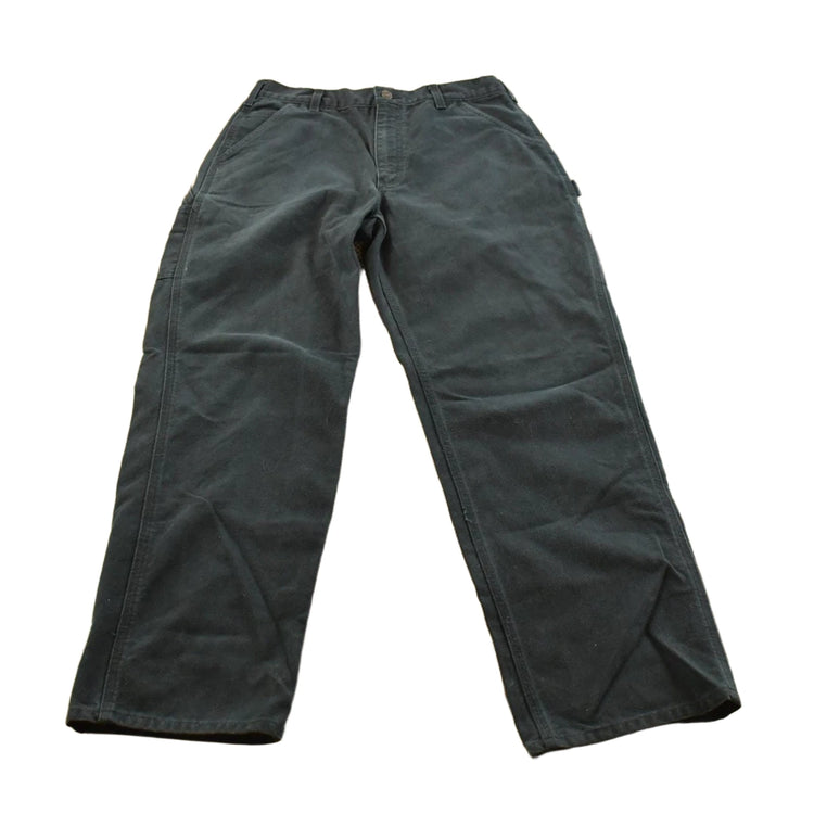 Vintage 2000s Carhartt Black Canvas Pants Men's 31 x 30