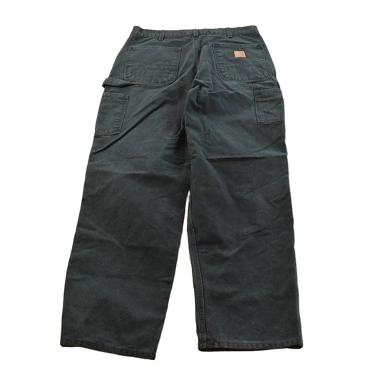 Vintage 2000s Carhartt Black Canvas Pants Men's 31 x 30